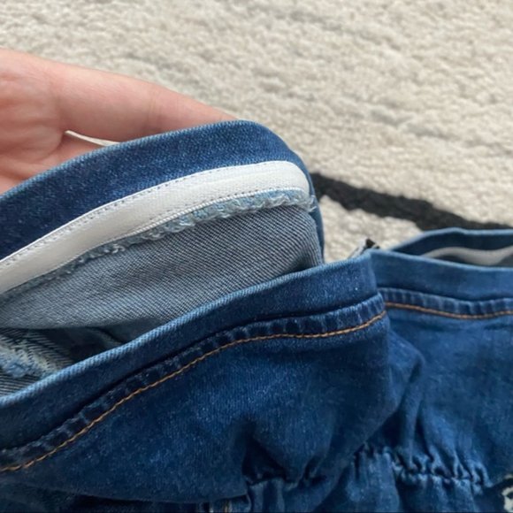 I AM GIA Blue Denim Corset Savannah Strapless Top - Picture 7 of 10